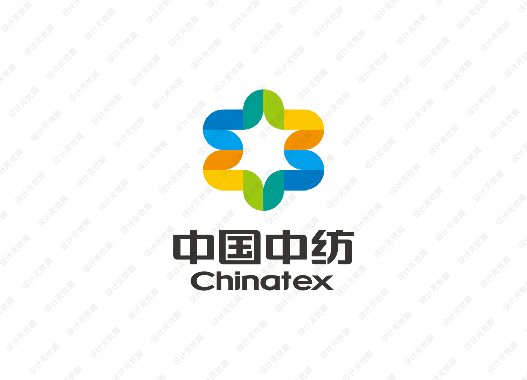 中国中纺logo矢量标志素材