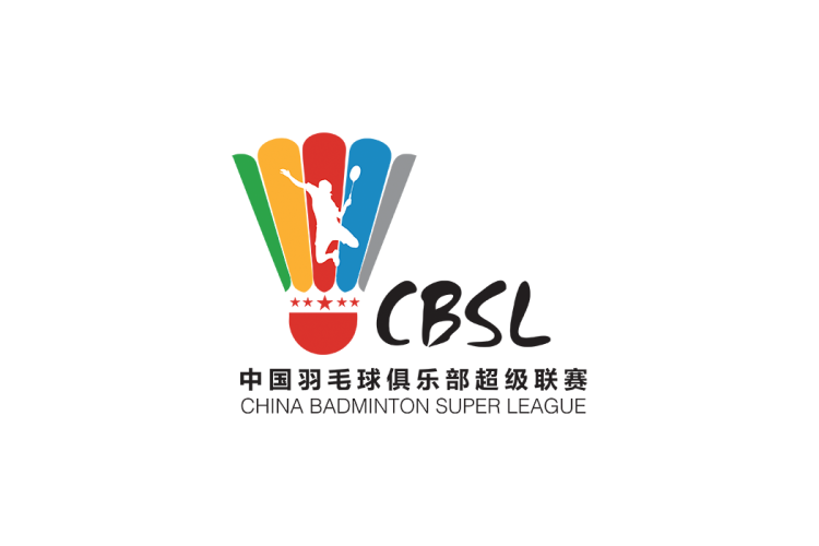 中国羽毛球超级联赛logo矢量标志素材