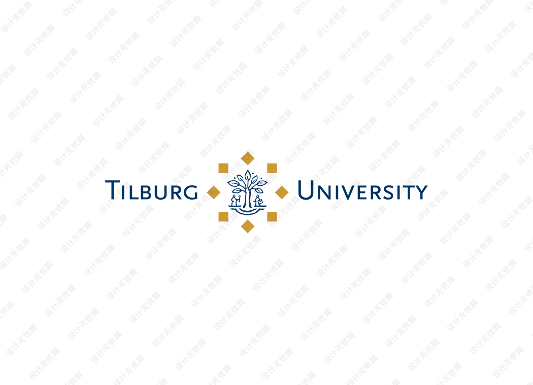蒂尔堡大学校徽logo矢量标志素材