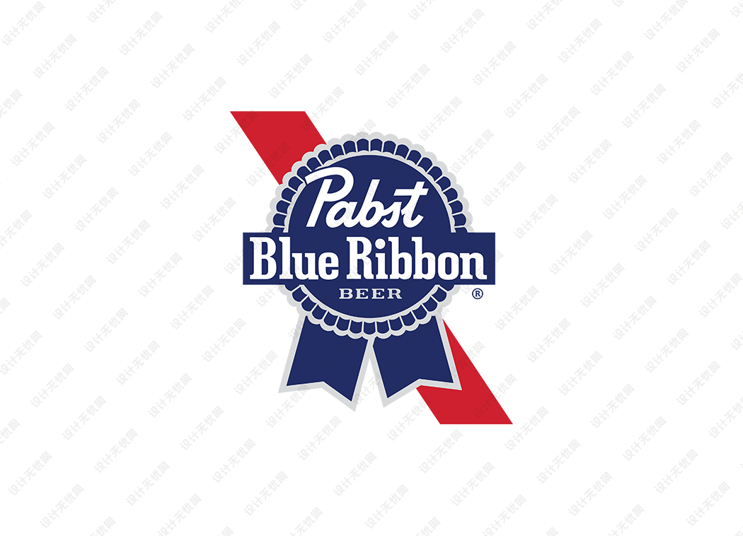 蓝带啤酒logo矢量标志素材