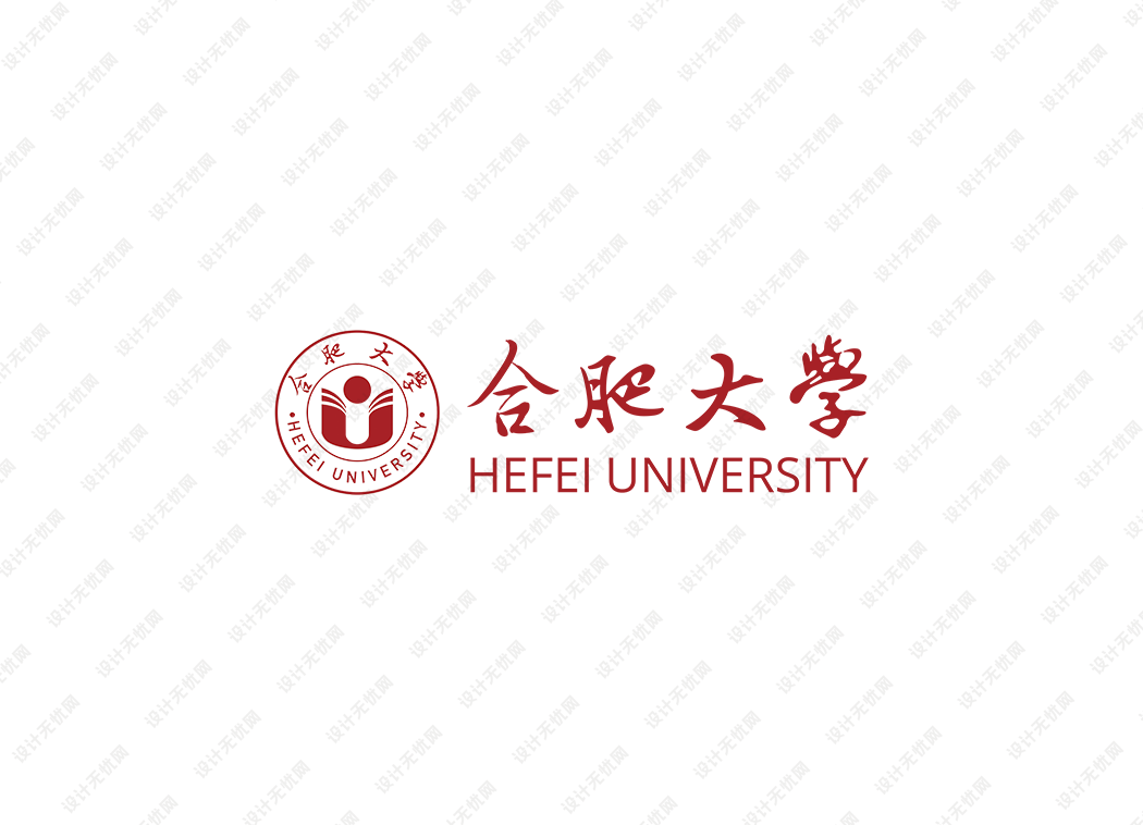 合肥大学校徽logo矢量标志素材