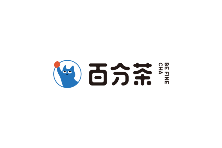 百分茶logo矢量标志素材