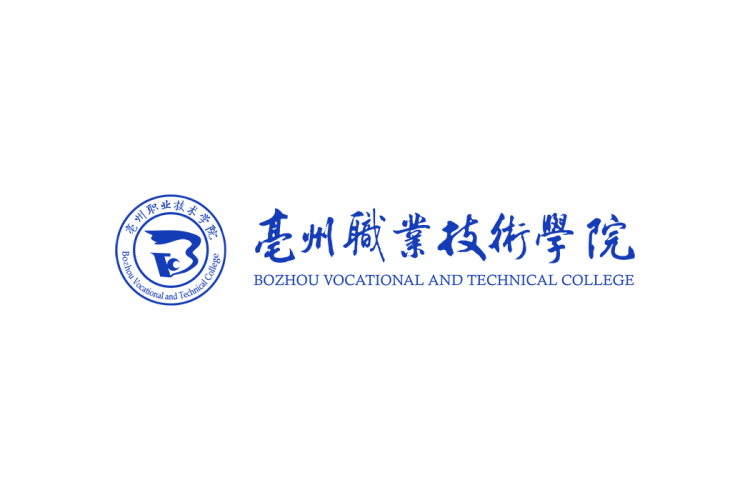 亳州职业技术学院校徽logo矢量标志素材
