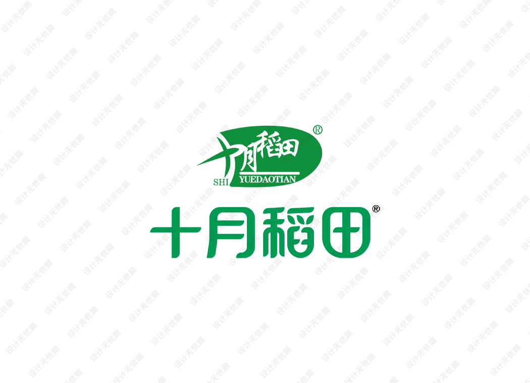 十月稻田logo矢量标志素材