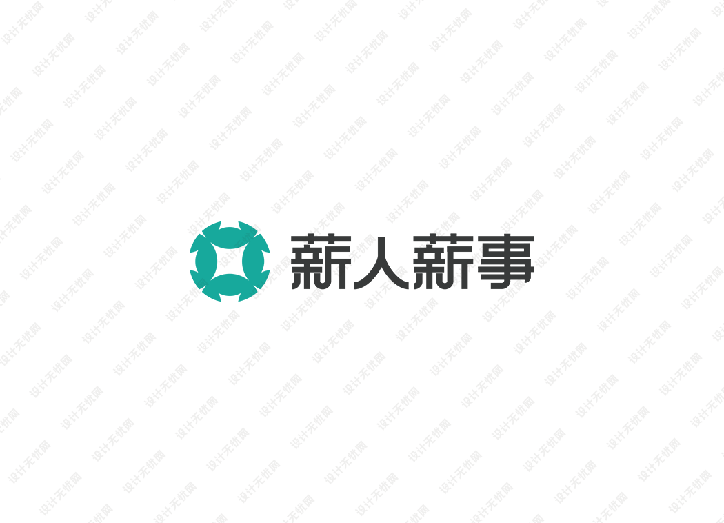 薪人薪事logo矢量标志素材