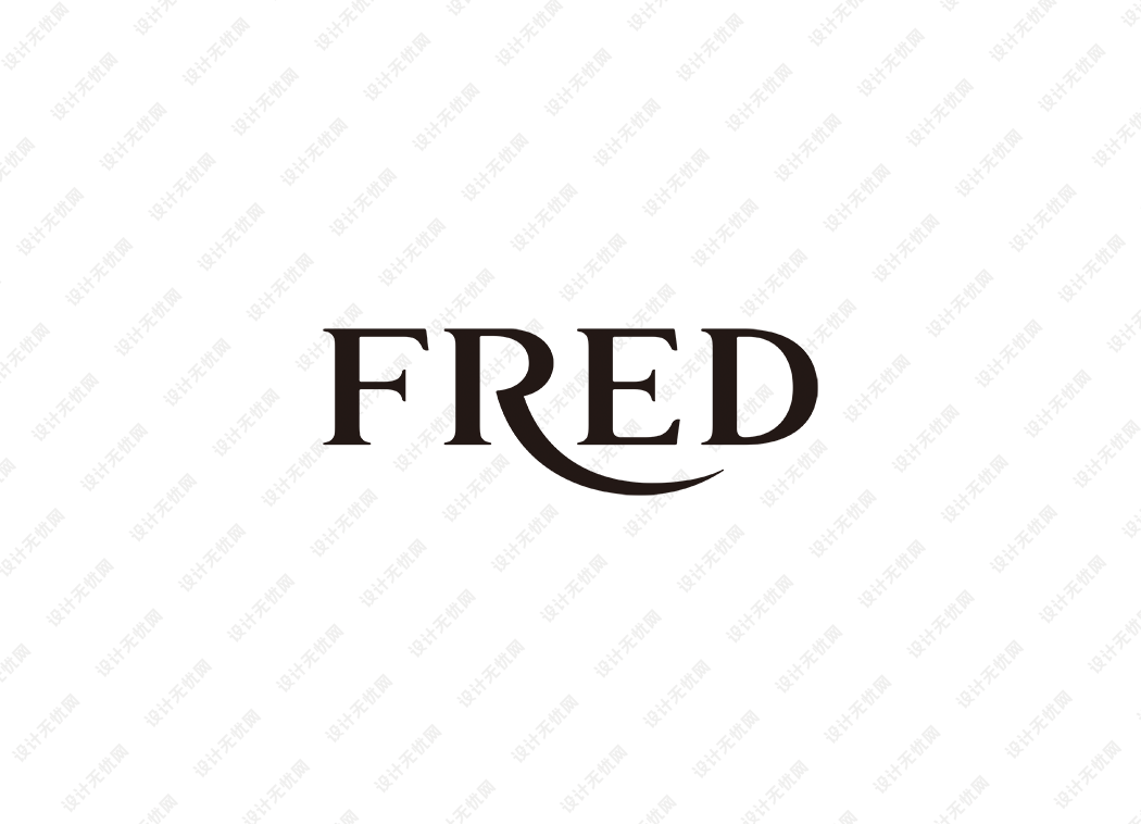 珠宝品牌FRED斐登logo矢量标志素材