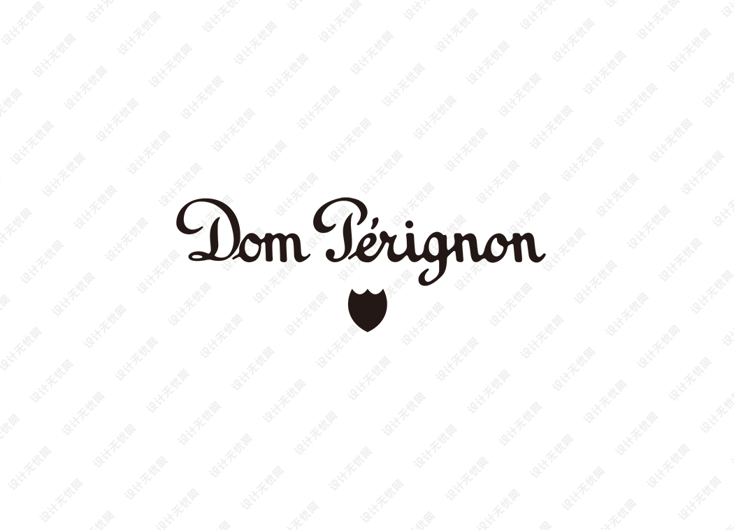 唐培里侬香槟王(Dom Pérignon) logo矢量标志素材