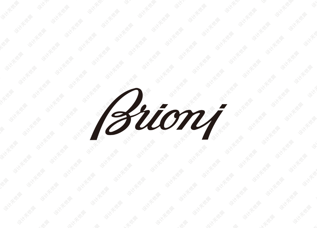 布里奥尼（Brioni）logo矢量标志素材