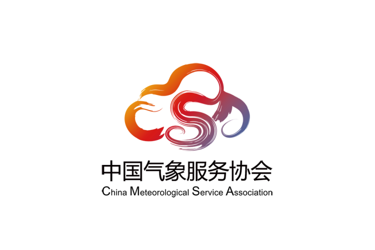 中国气象服务协会logo矢量标志素材