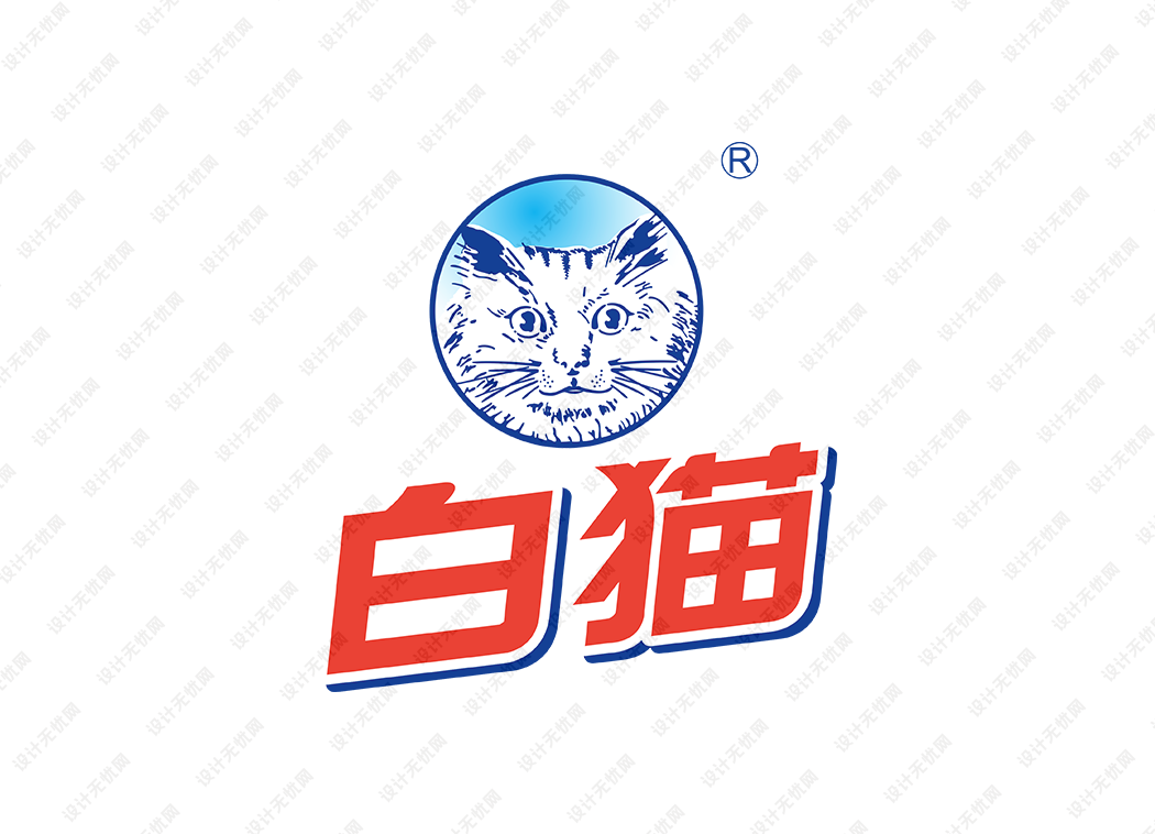 白猫logo矢量标志素材