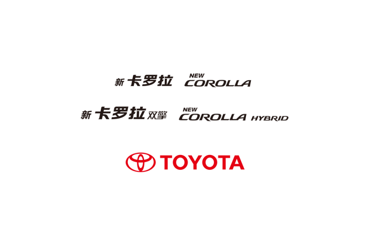 丰田卡罗拉logo矢量标志素材