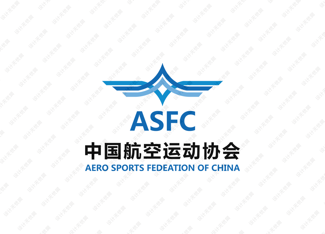 中国航空运动协会logo矢量标志素材