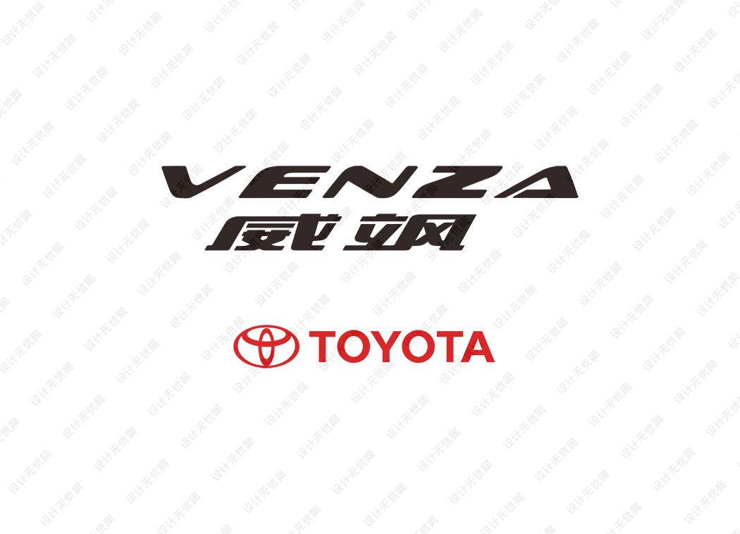 丰田VENZA威飒logo矢量标志素材