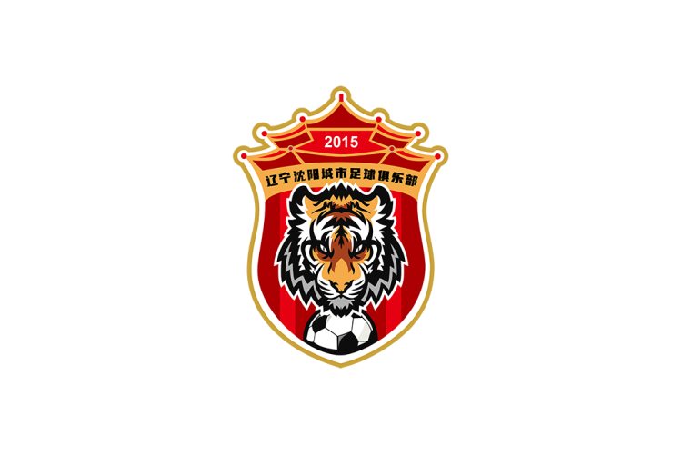 中甲：辽宁沈阳城市足球俱乐部队徽logo矢量素材