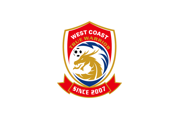 中甲：青岛西海岸足球俱乐部队徽logo矢量素材
