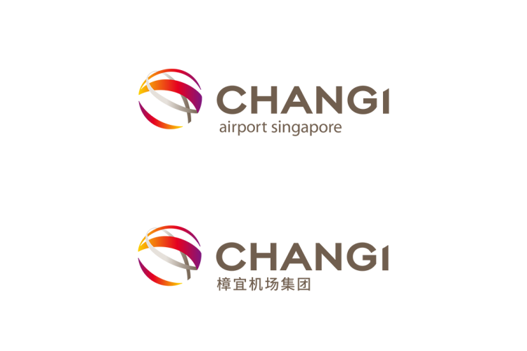 新加坡樟宜机场logo矢量标志素材