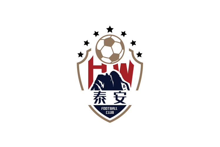 中乙：泰安天贶足球俱乐部队徽logo矢量素材