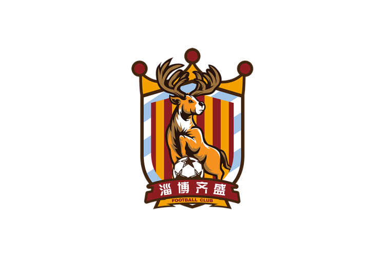 中乙：淄博齐盛足球俱乐部队徽logo矢量素材