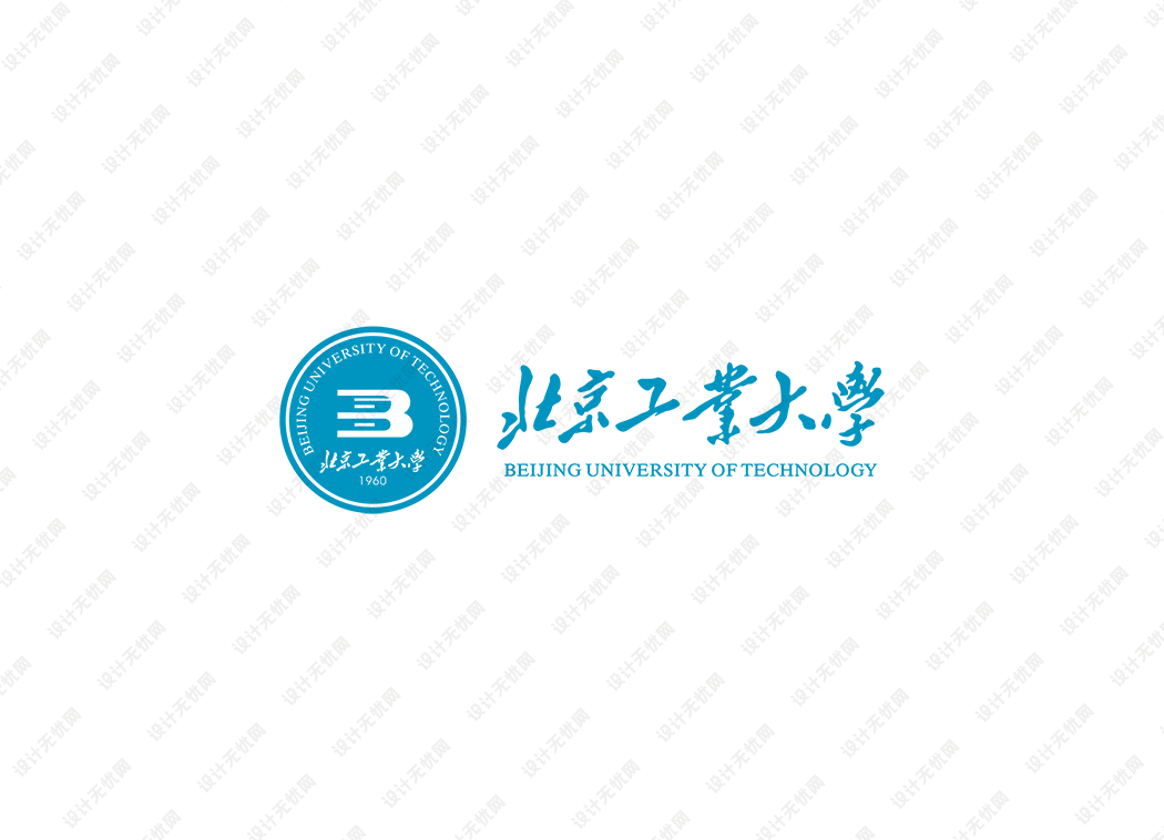 北京工业大学校徽logo矢量标志素材