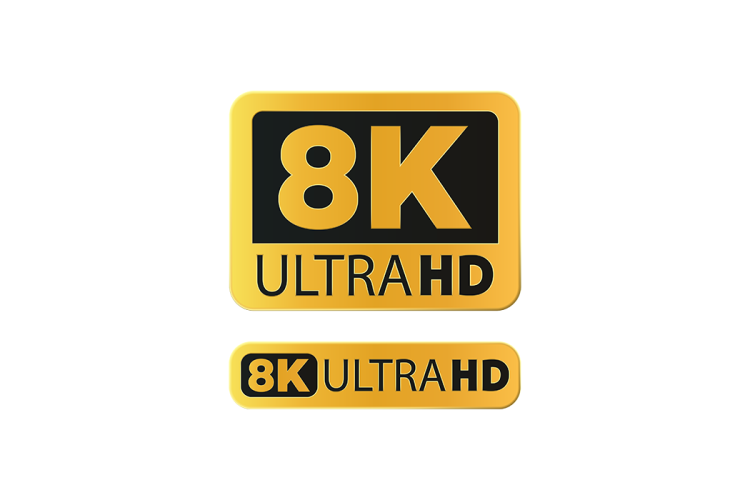 8K ULTRA HD logo矢量标志素材