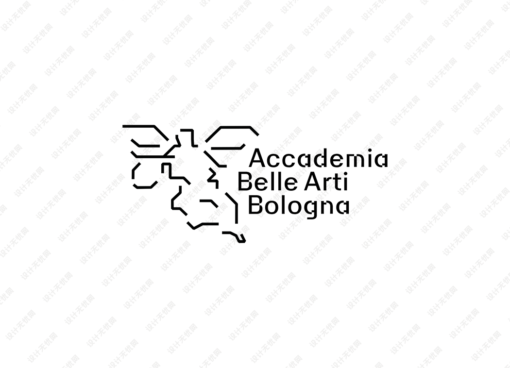 博洛尼亚美术学院校徽logo矢量标志素材