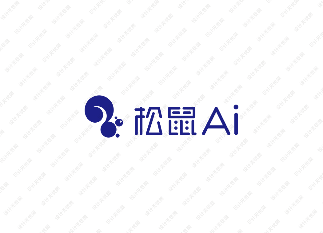 松鼠AI logo矢量标志素材
