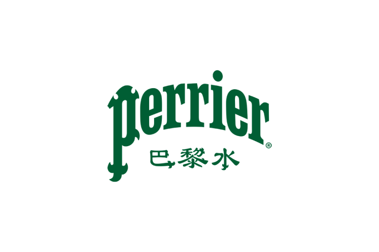 Perrier巴黎水logo矢量标志素材