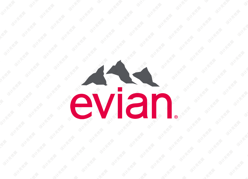 Evian依云logo矢量标志素材