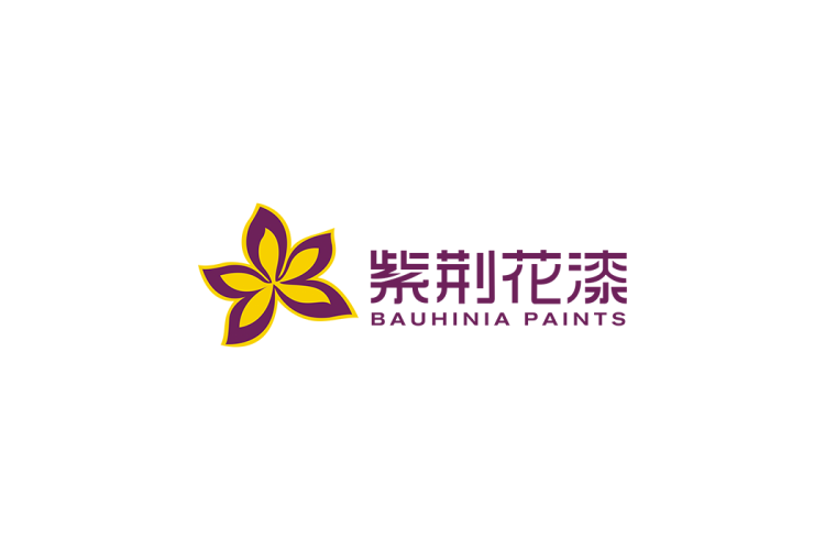 紫荆花漆logo矢量标志素材