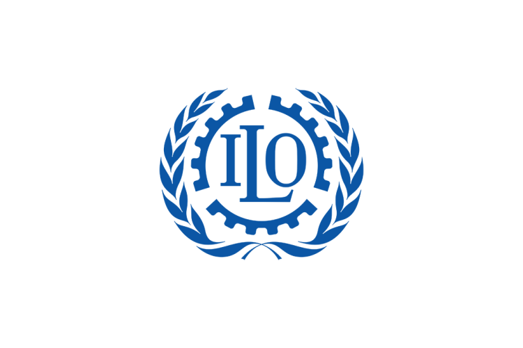 国际劳工组织logo矢量标志素材
