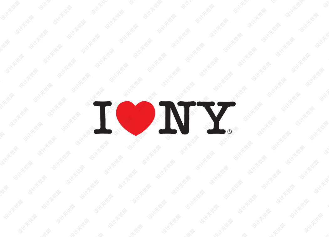 我爱纽约（I Love NY）logo矢量素材