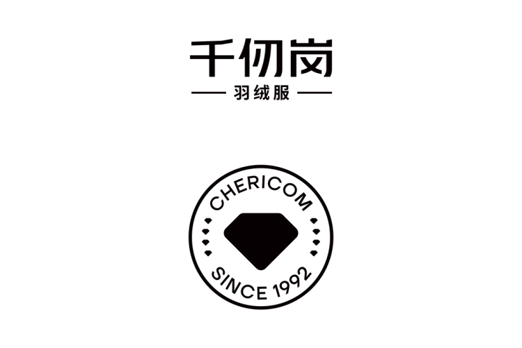 千仞岗羽绒服logo矢量标志素材