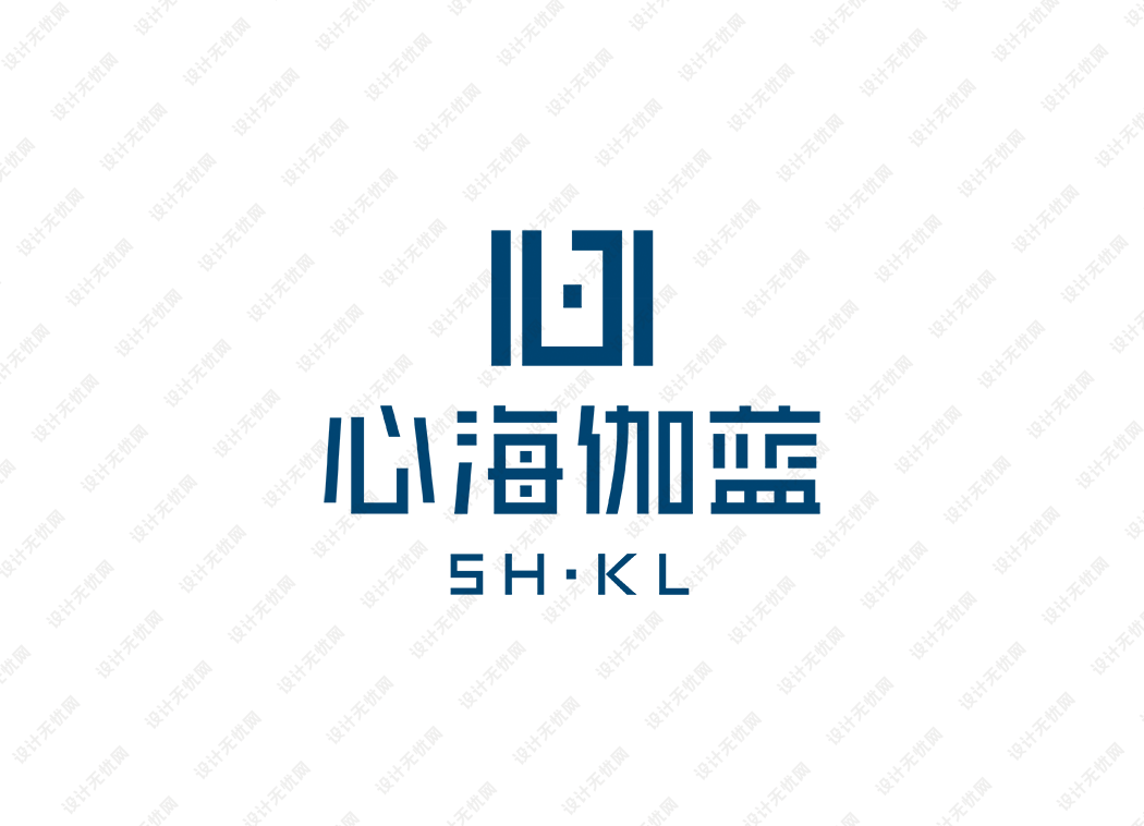 心海伽蓝logo矢量标志素材