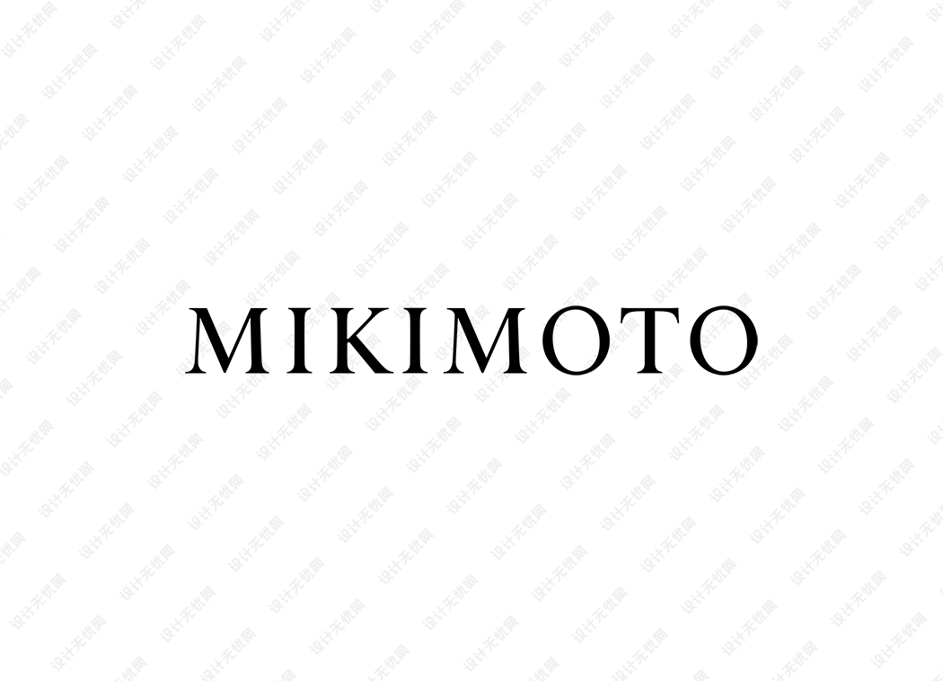 日本MIKIMOTO御木本珠宝logo矢量标志素材