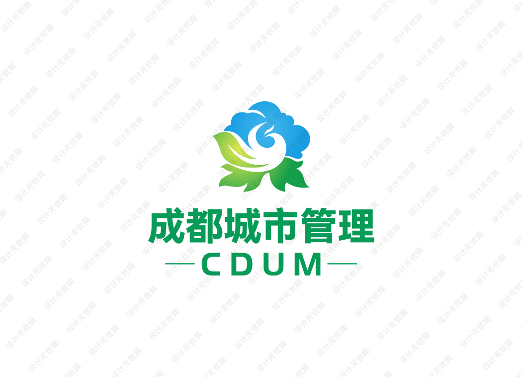 成都城市管理logo矢量标志素材