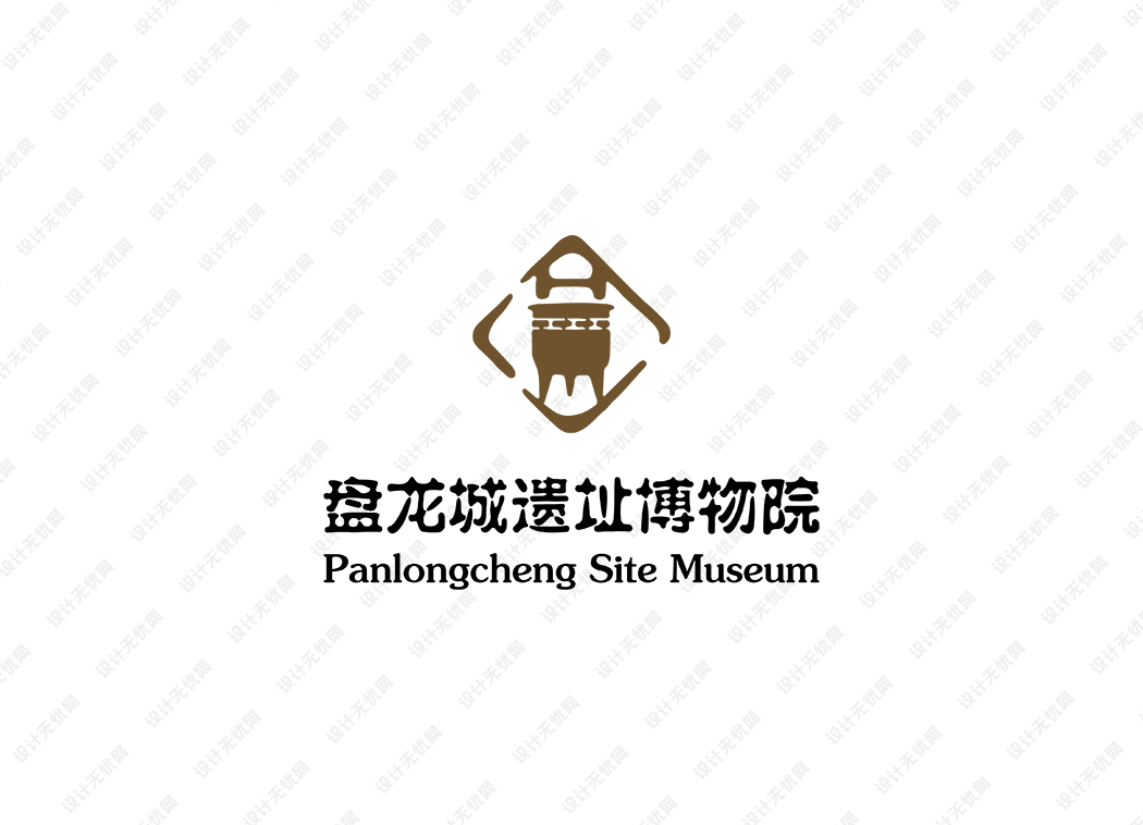 盘龙城遗址博物院logo矢量标志素材
