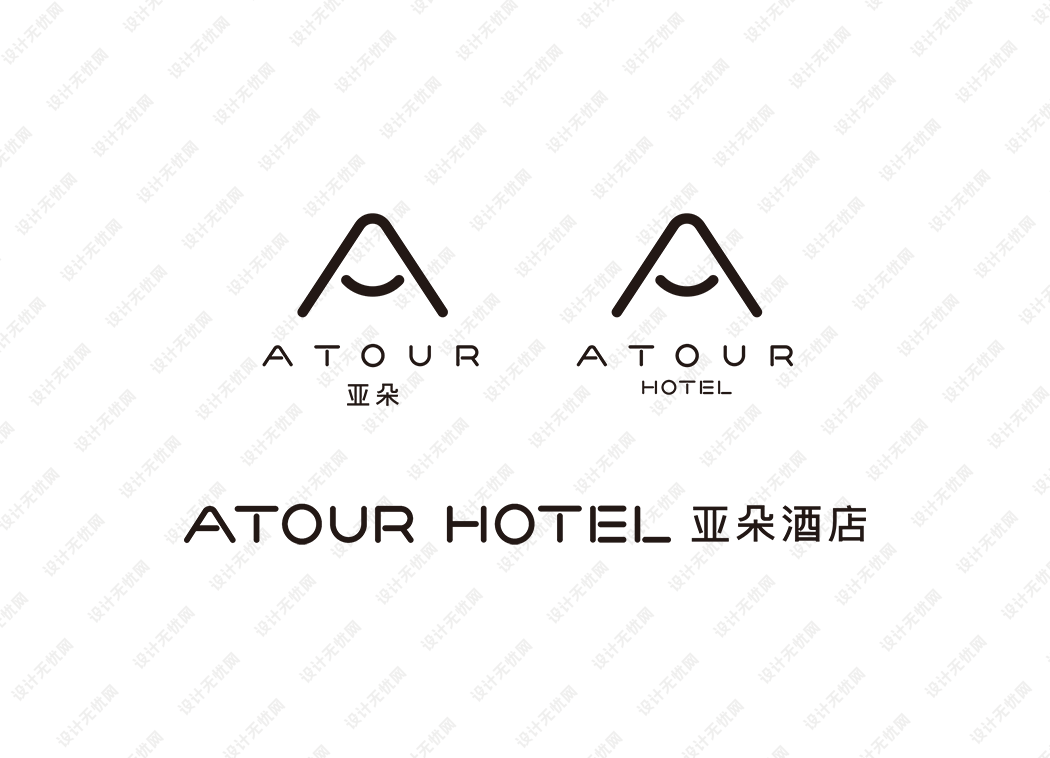 亚朵酒店logo矢量标志素材