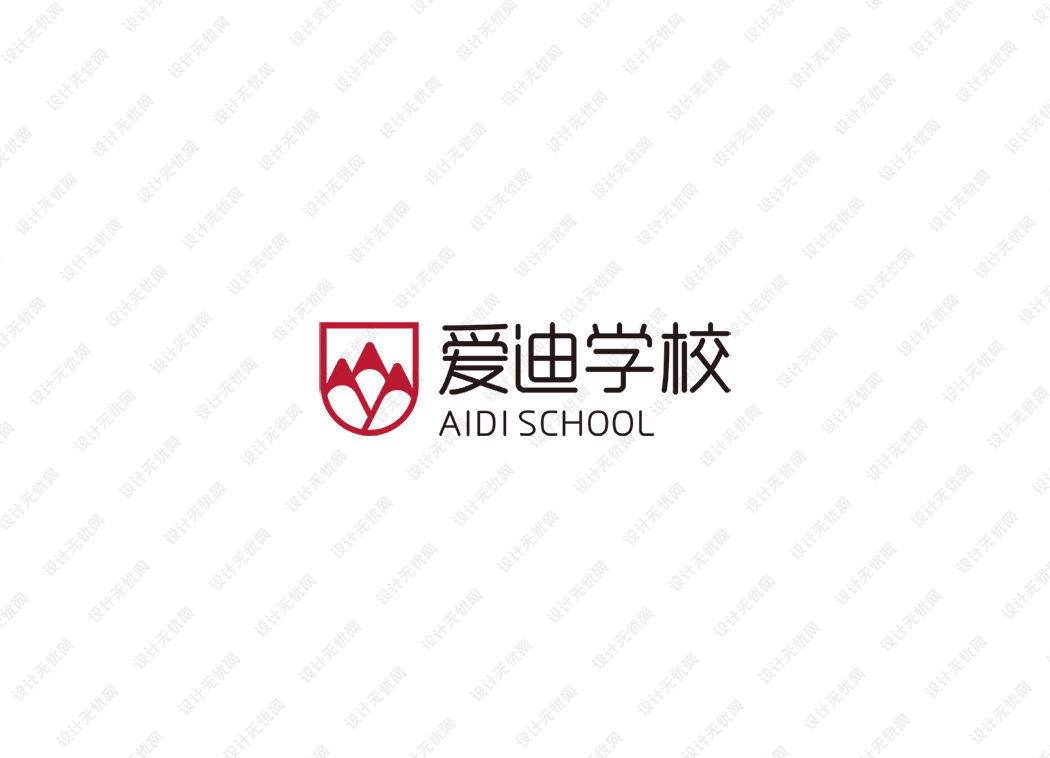 爱迪学校logo矢量标志素材