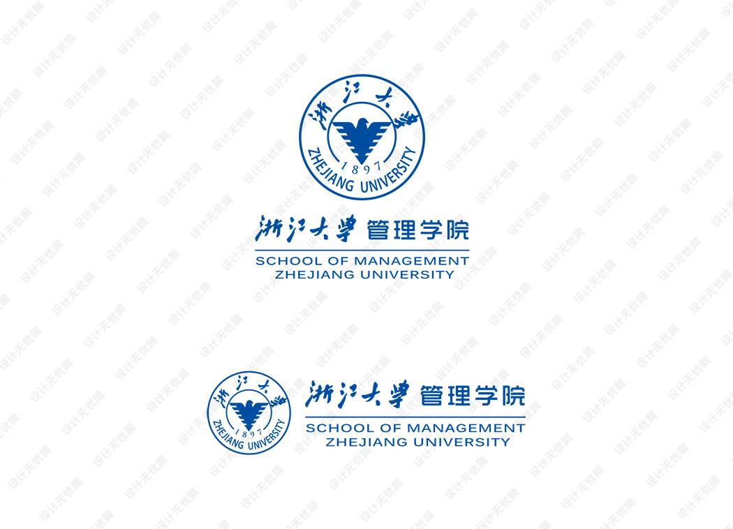 浙江大学管理学院校徽logo矢量标志素材