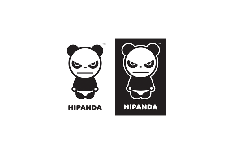 HIPANDA你好熊猫logo矢量标志素材