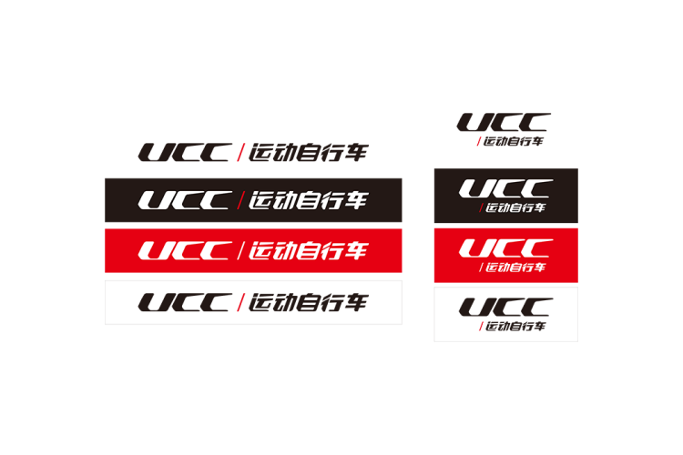 UCC自行车logo矢量标志素材