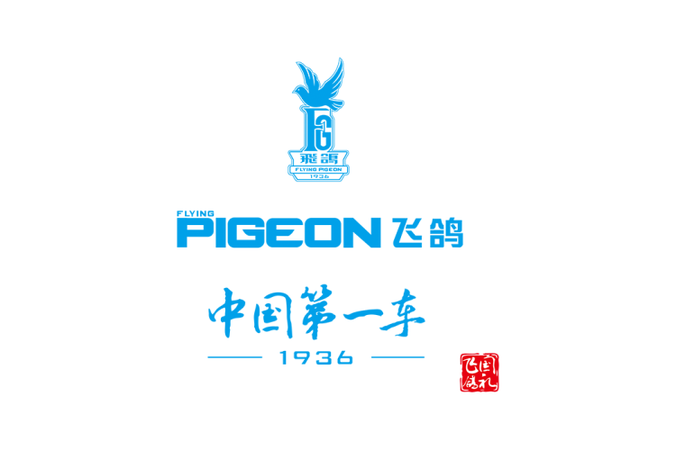 飞鸽自行车logo矢量标志素材