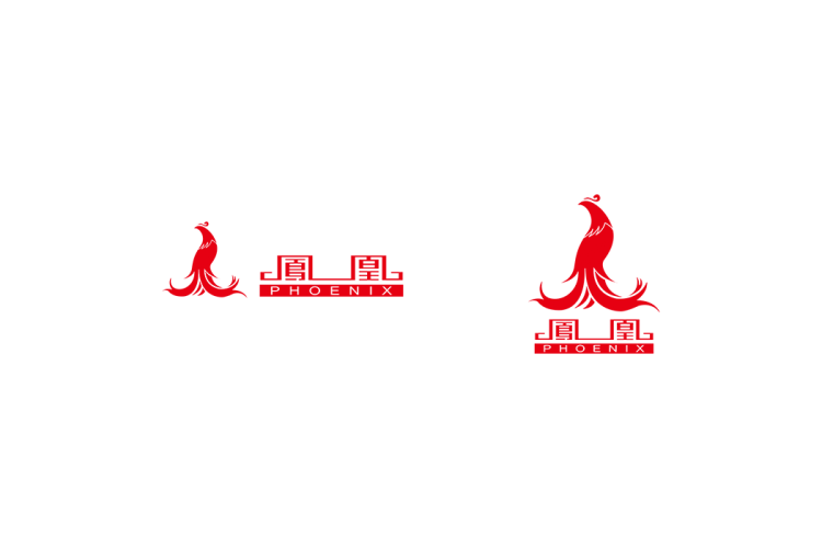 凤凰自行车logo矢量标志素材