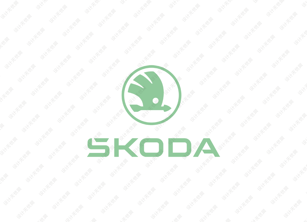 斯柯达(SKODA)汽车logo（2023版）矢量标志素材下载