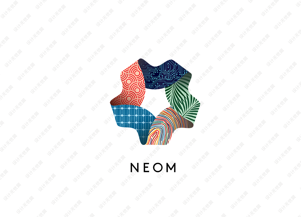NEOM（沙特新未来城）logo矢量标志素材