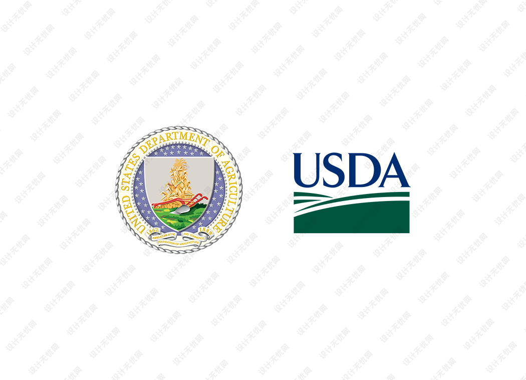 美国农业部(USDA)logo和徽章矢量素材