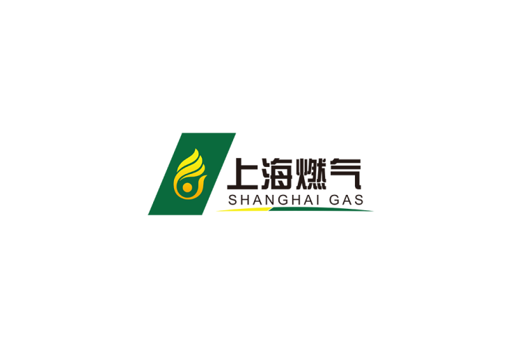 上海燃气logo矢量标志素材