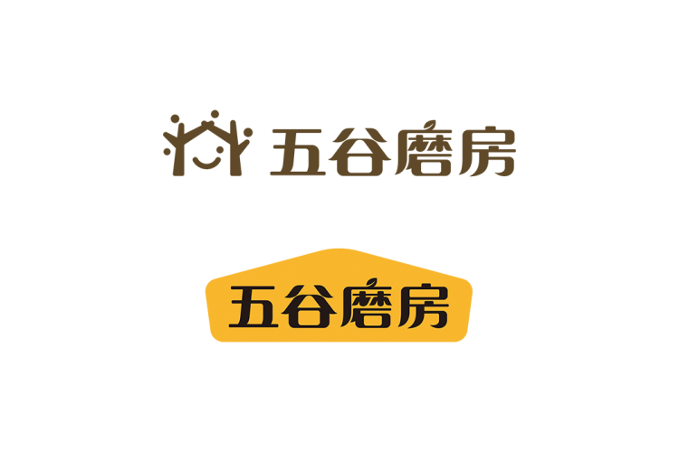 五谷磨房logo矢量标志素材