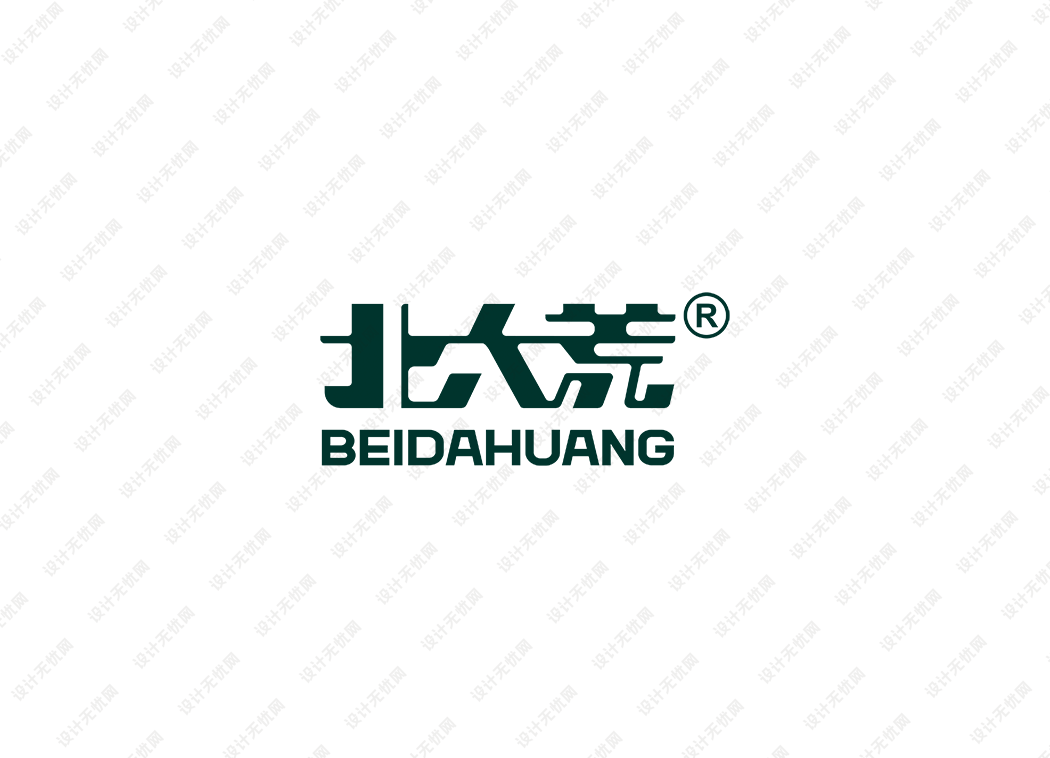 北大荒大米logo矢量标志素材