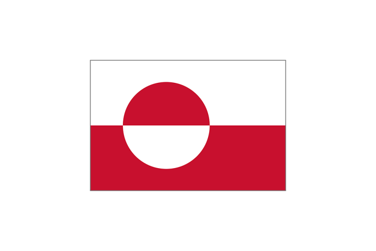 格陵兰国旗旗帜矢量高清素材